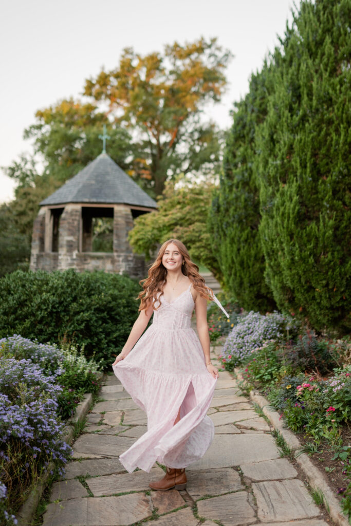 senior portraits at the washington national cathedral in washington dc