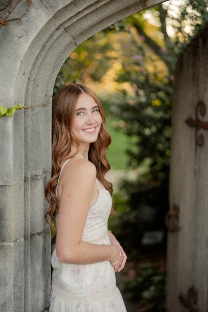 senior portraits at the washington national cathedral in washington dc