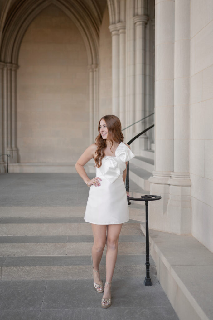 senior portraits at the washington national cathedral in washington dc