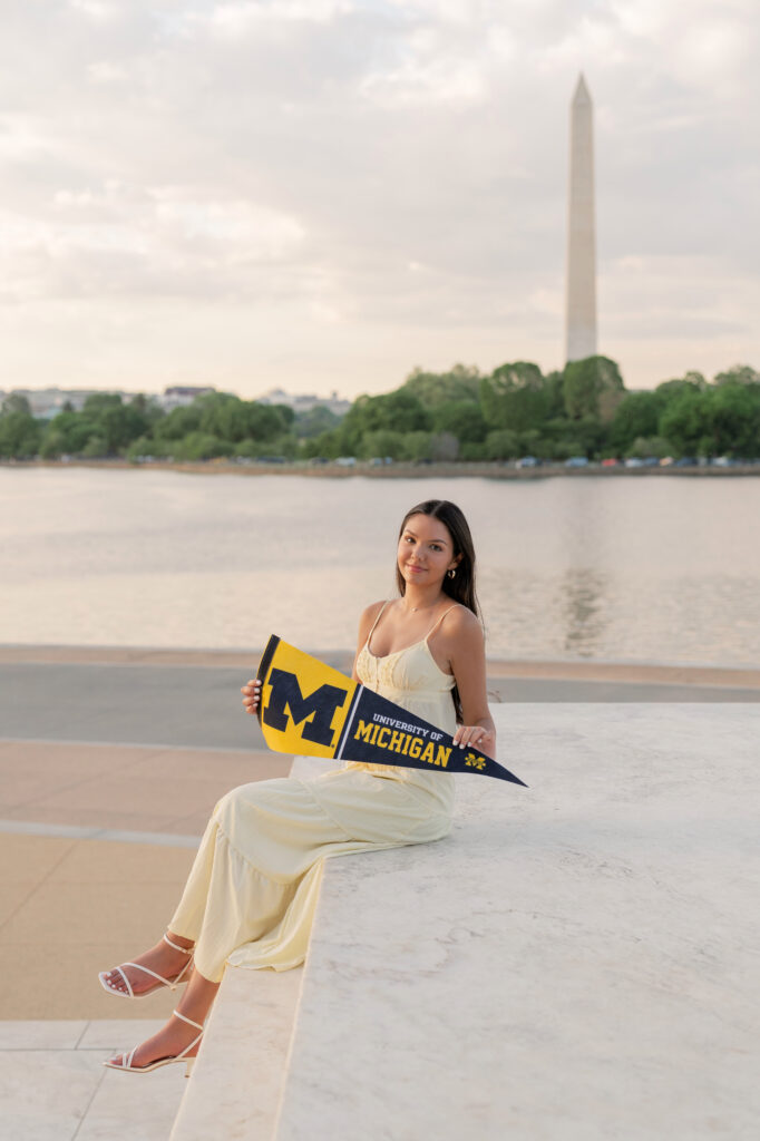 senior portraits at the national mall in washington dc