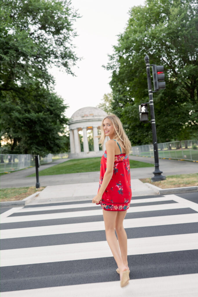 senior portraits at the national mall in washington dc