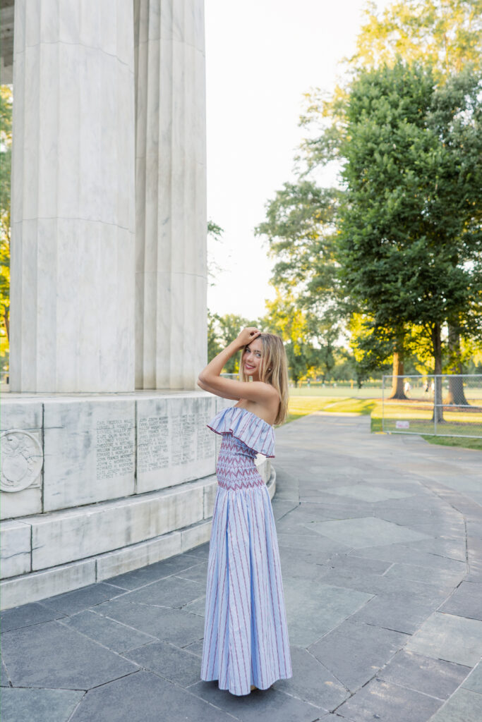 senior portraits at the national mall in washington dc